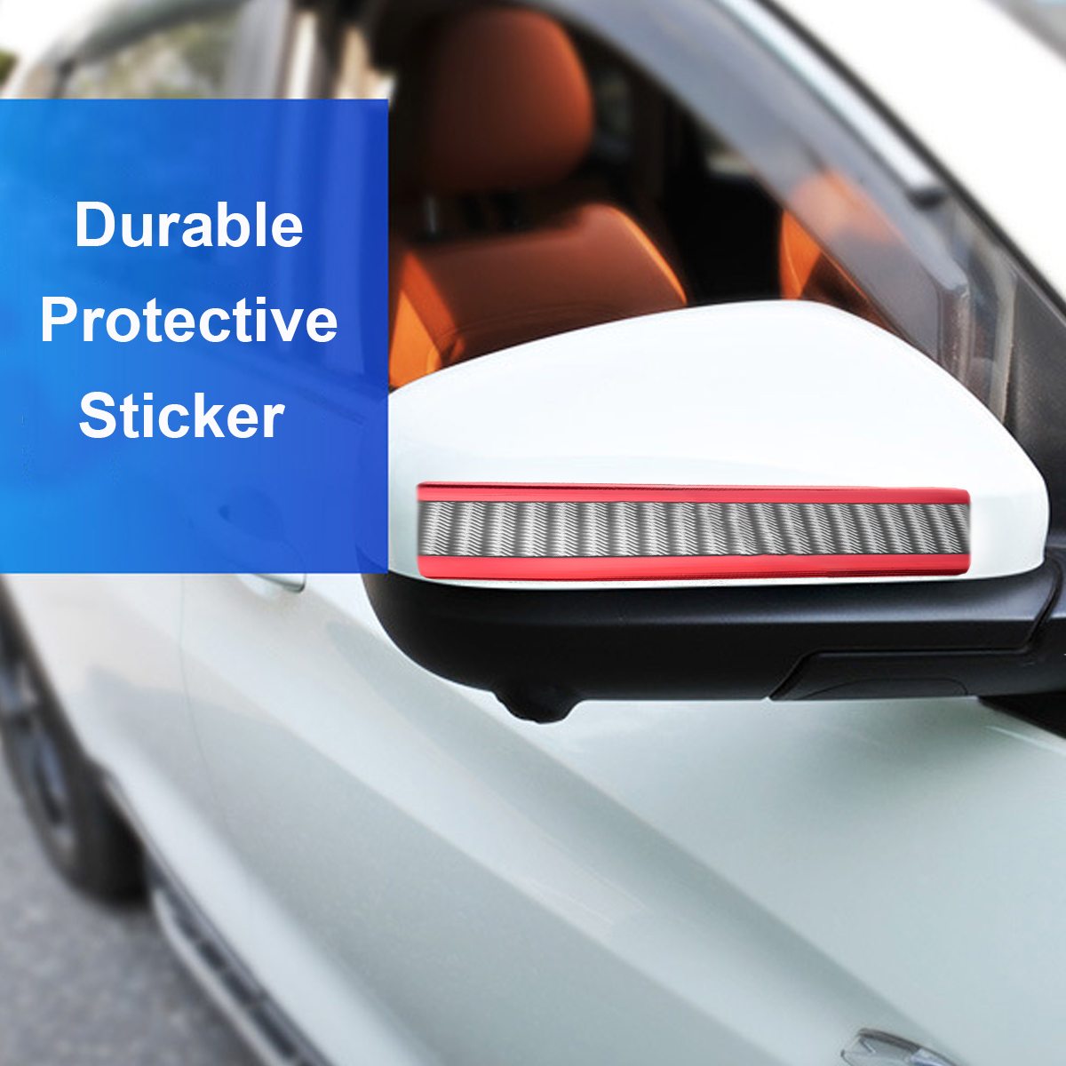 Anti-collision-Car-Door-Carbon-Fiber-Protective-Sticker-Plate-Universal-1785543