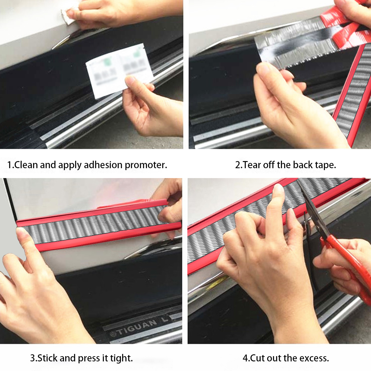 Anti-collision-Car-Door-Carbon-Fiber-Protective-Sticker-Plate-Universal-1785543