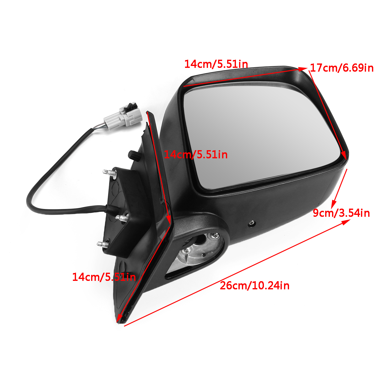 Car-Electric-Wing-Mirror-Assembly-Right-RH-Driver-Side-for-Nissan-NV200-2010-2016-1428962