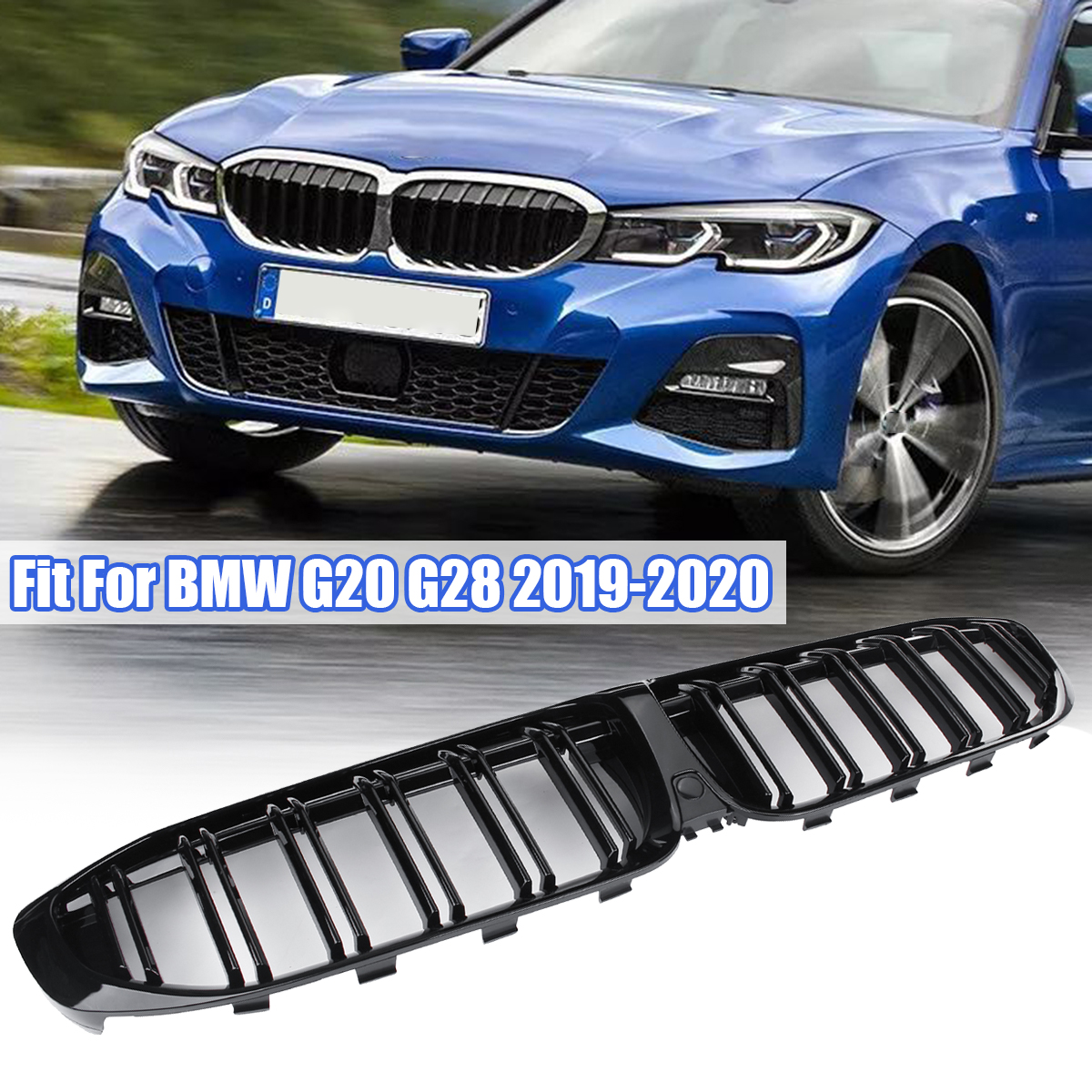 Double-Line-Car-Grille-Front-Bumper-for-BMW-G20-G28-2019-2020-1659105