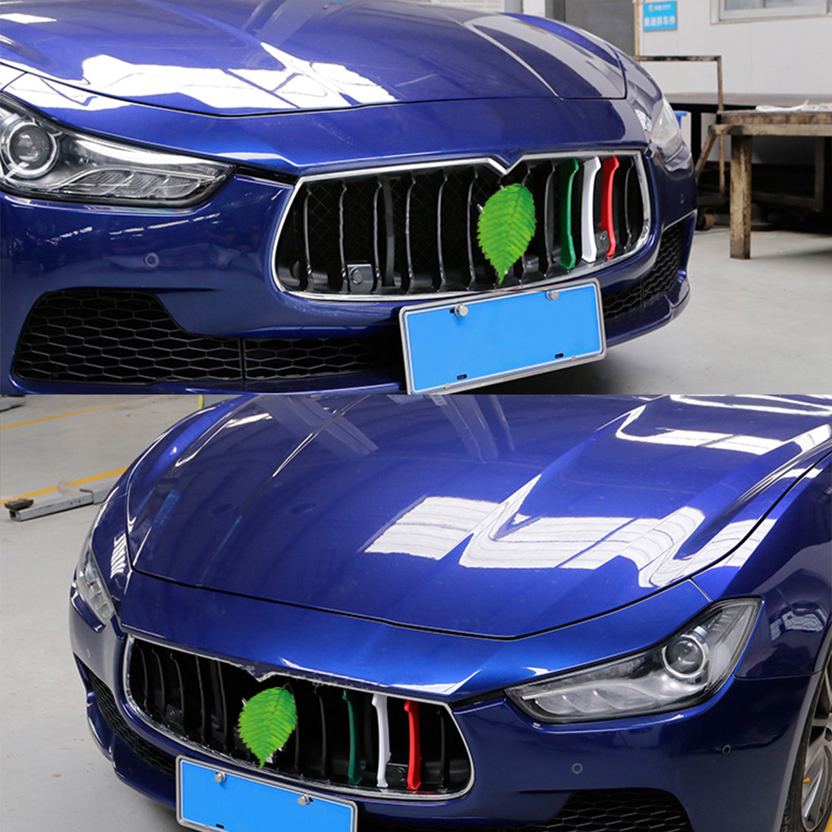 M-Color-ABS-Car-Front-Grill-Grille-Cover-Clip-Trim-Moulding-Trim-Strip-for-Maserati-Ghibli-2014-2017-1382575