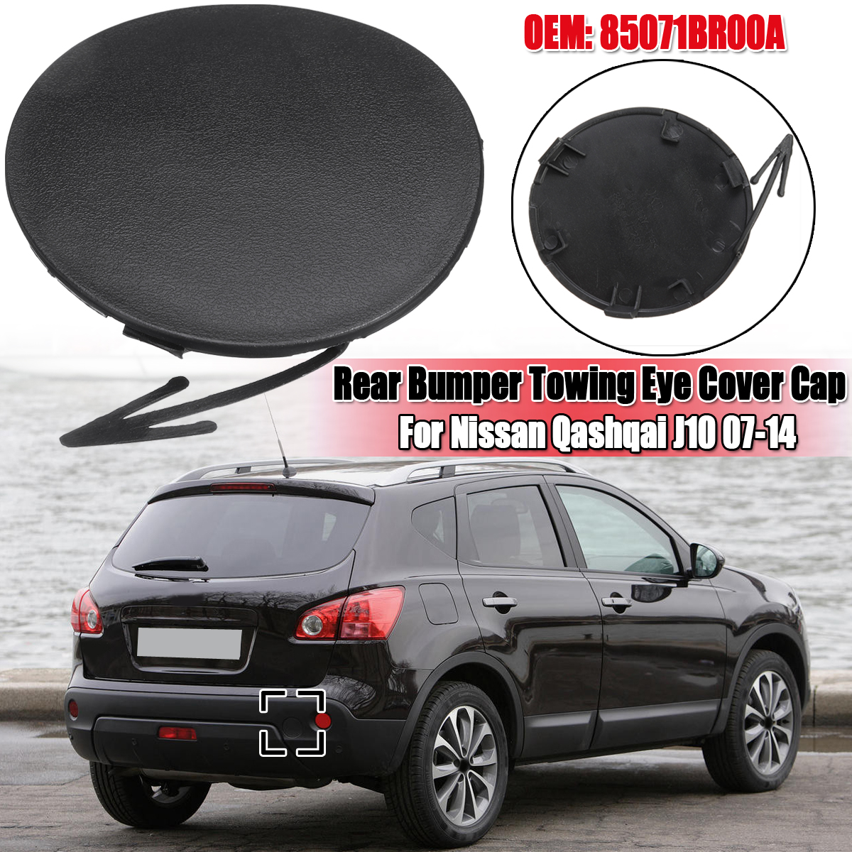 Rear-Bumper-Towing-Eye-Cover-Cap-Protector-For-Nissan-Qashqai-J10-07-14-1635338