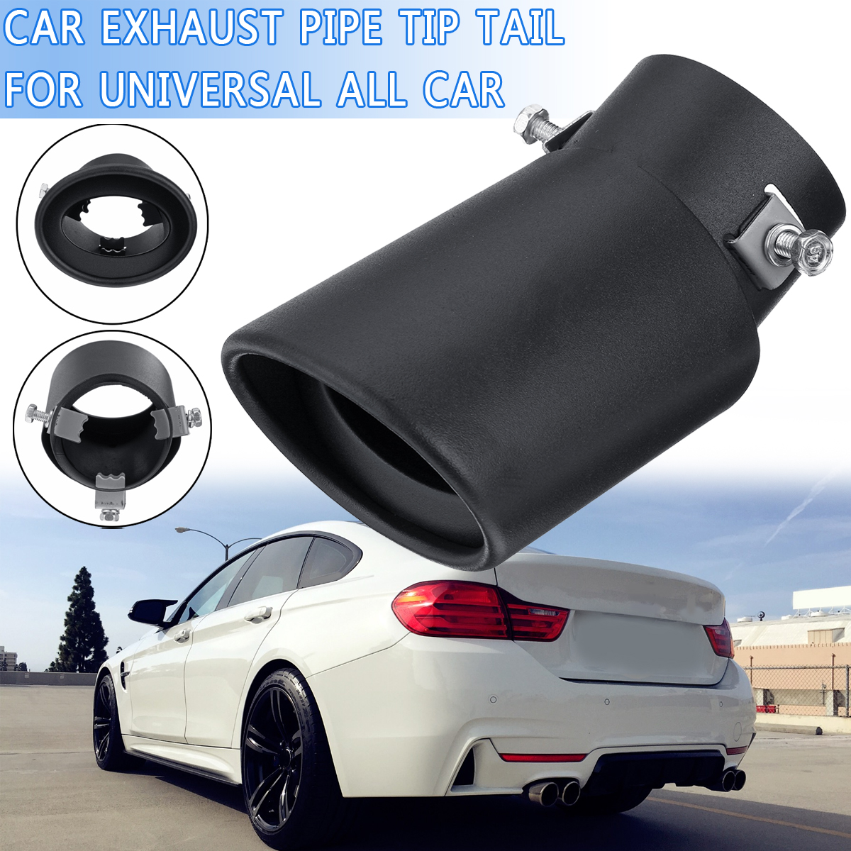 Stainless-Steel-Black-Exhaust-Muffler-Tip-Pipe-For-Universal-All-Car-63mm-Inlet-1604494