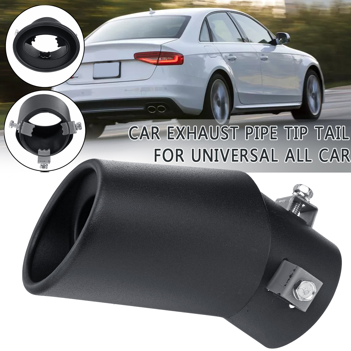Stainless-Steel-Black-Exhaust-Muffler-Tip-Pipe-For-Universal-All-Car-63mm-Inlet-1604494