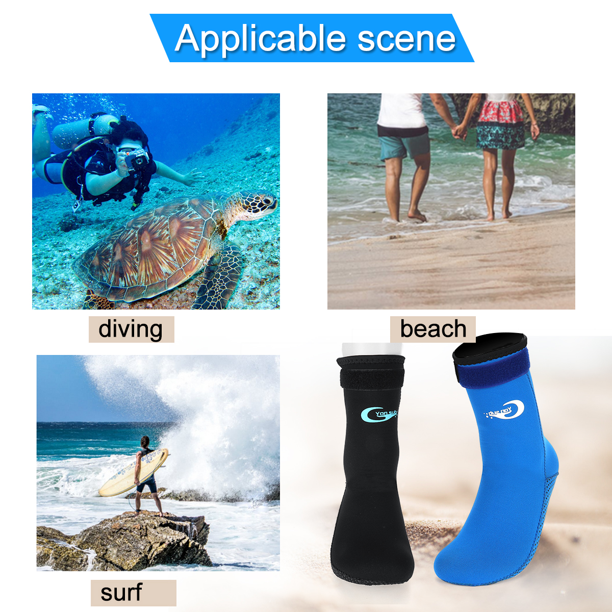 3mm-Neoprene-Diving-Scuba-Surfing-Snorkeling-Swimming-Lurker-Unisex-Socks-Sport-1520088