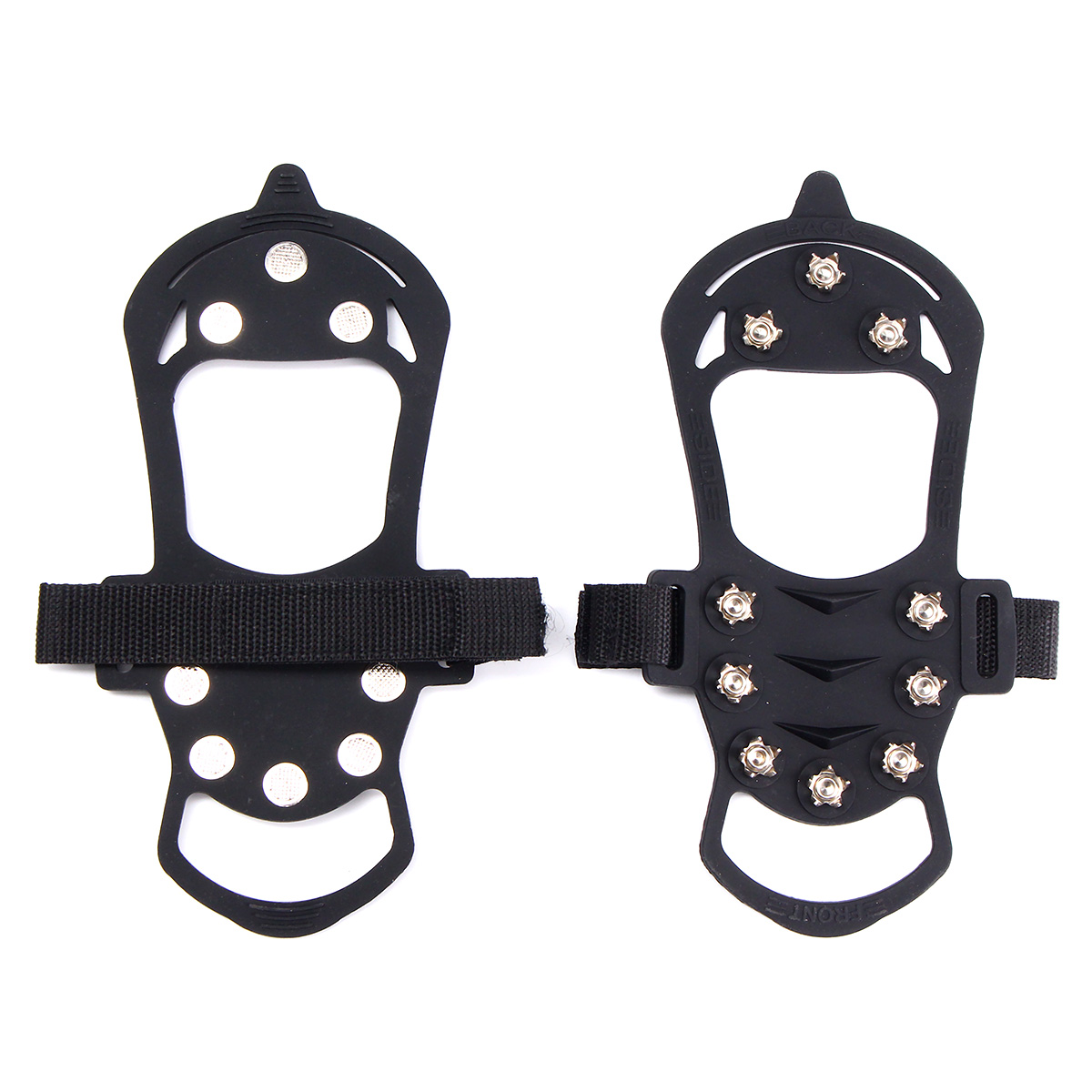 Anti-Non-Slip-Crampon-Shoe-Boot-Grip-Ice-Cleat-Spike-Snow-Strap-10-Teeth-1214904