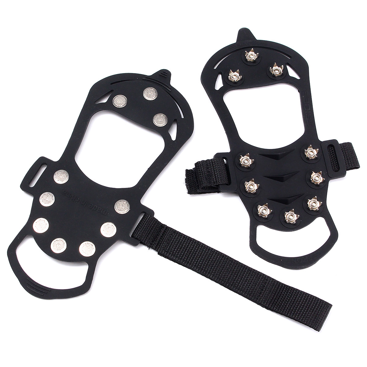 Anti-Non-Slip-Crampon-Shoe-Boot-Grip-Ice-Cleat-Spike-Snow-Strap-10-Teeth-1214904
