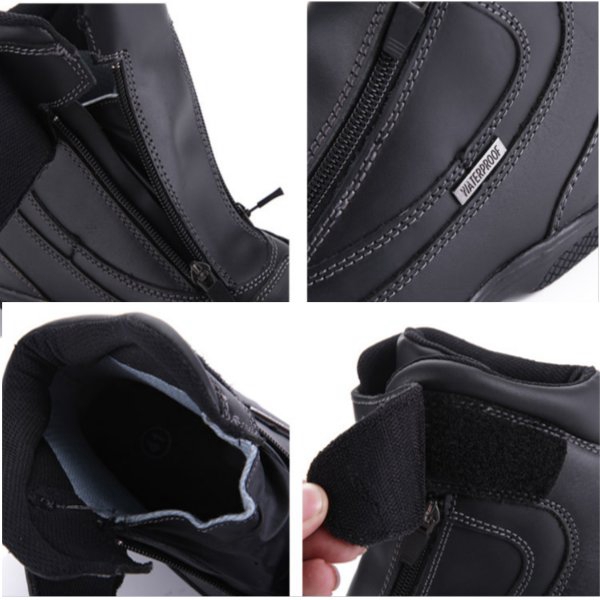 Arcx-Mens-Motorcycle-Racing-Leather-Boots-Riding-Off-Road-L60024-Black-947338