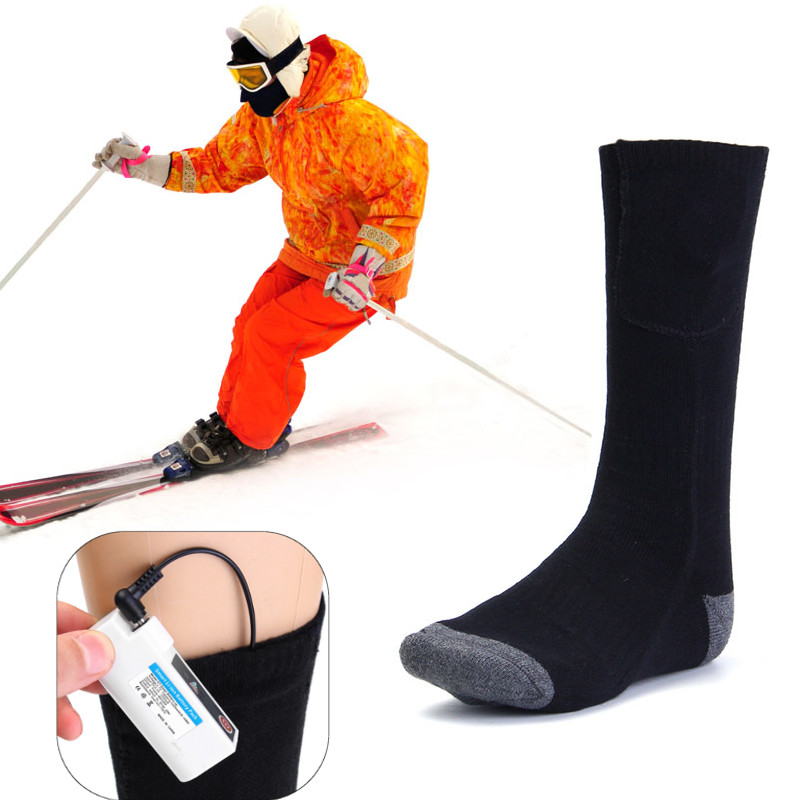 Battery-Heated-Socks-Feet-Foot-Warm-Electric-Heater-Shoe-Boot-Winter-Hunting-1254105