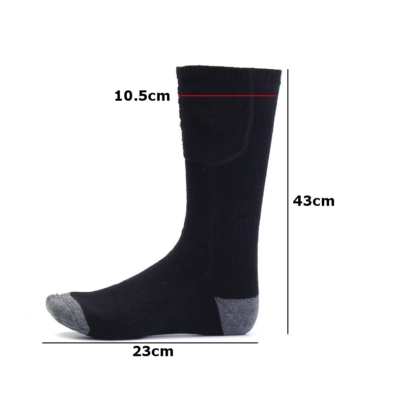 Battery-Heated-Socks-Feet-Foot-Warm-Electric-Heater-Shoe-Boot-Winter-Hunting-1254105