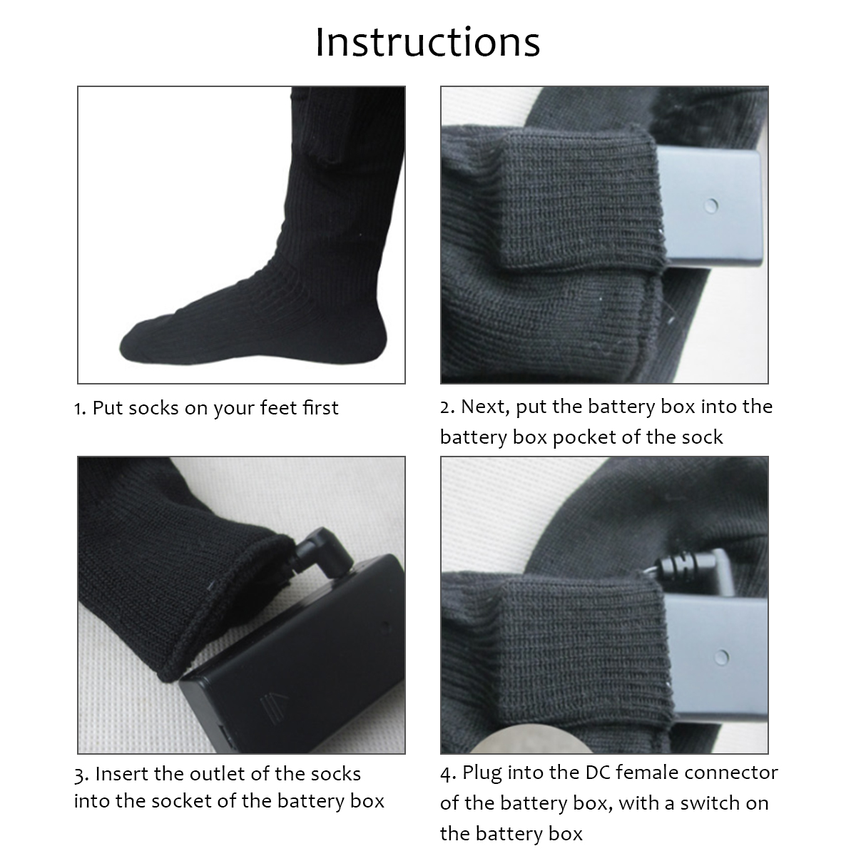 Electric-Winter-Warm-Heated-Socks-Men-Women-Casual-Socks-Outdoor-Skiing-Black-1751718