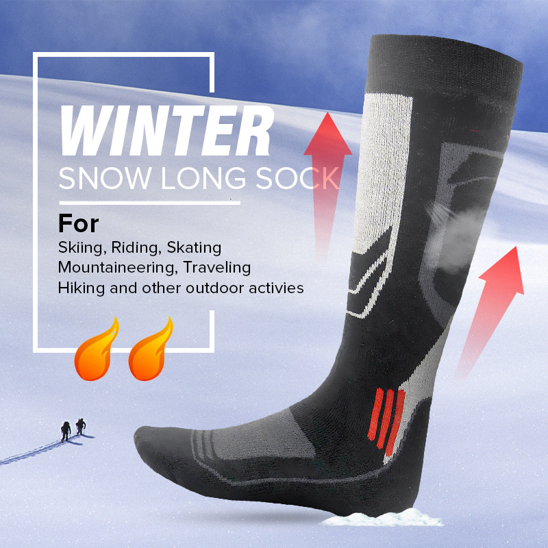 Men-Women-Winter-Skiing-Riding-Climbing-Outdoor-Snow-Long-Socks-Cotton-Blended-1034814