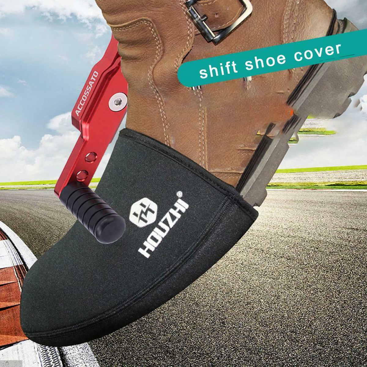 Motorcycle-Shifter-Shoe-Cover-Sock-Boot-Protecter-Anti-slip-Rubber-Black-Waterproof-1655055