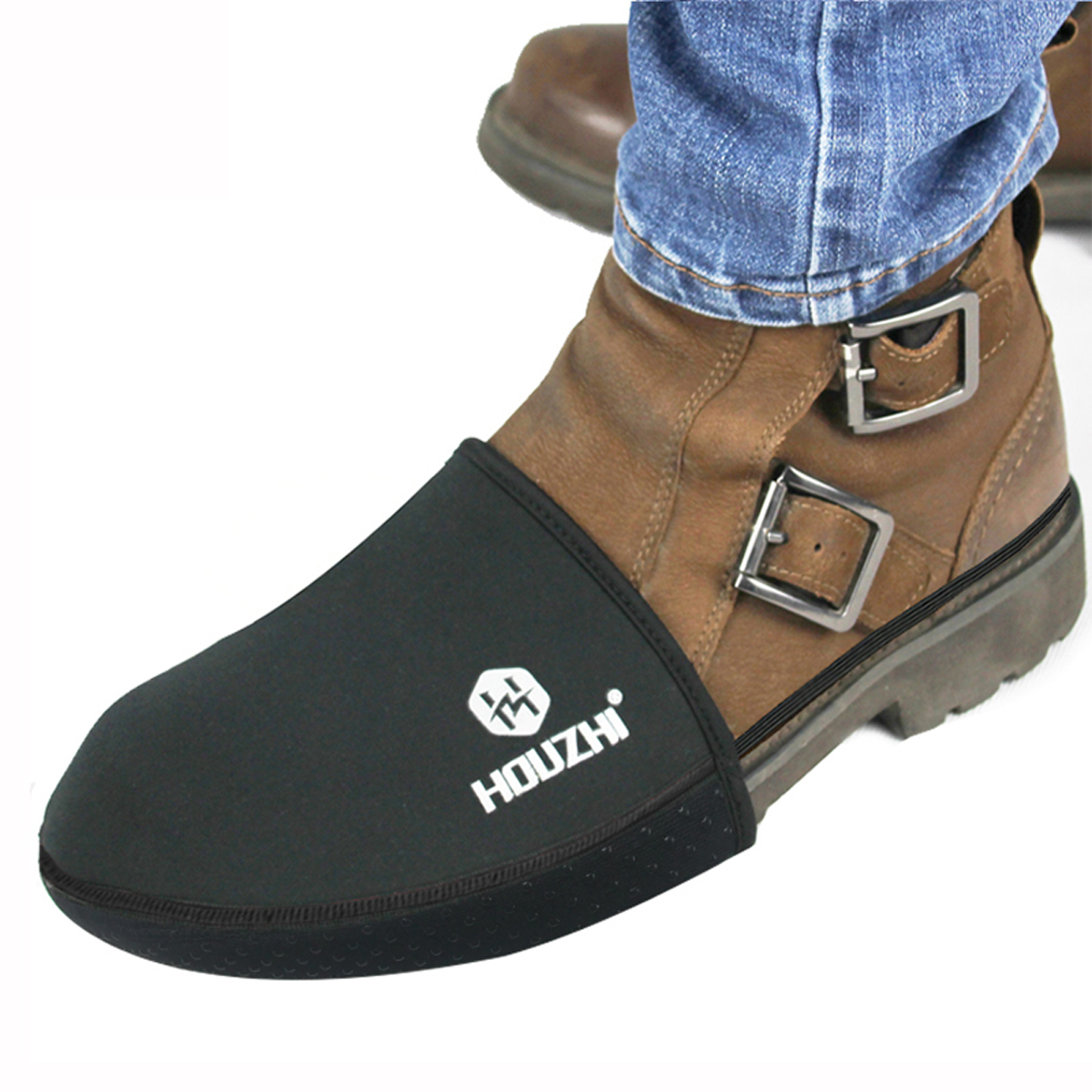 Motorcycle-Shifter-Shoe-Cover-Sock-Boot-Protecter-Anti-slip-Rubber-Black-Waterproof-1655055