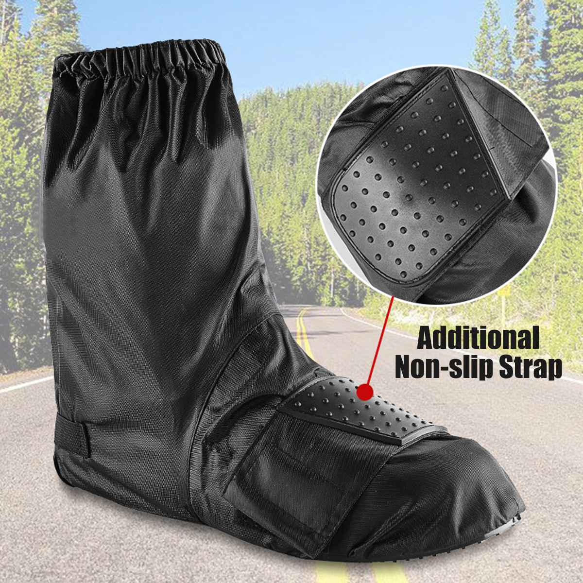 Waterproof-Shoe-Boot-Covers-Rain-Protector-Anti-slip-Overshoes-Reusable-Unisex-Oxford-Cloth-Black-1618466
