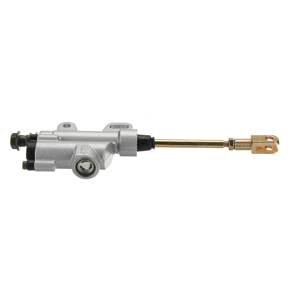 10mm-Banjo-Bolt-Silver-Rear-Hydraulic-Brake-Master-Cylinder-PIT-Dirt-Bike-ATV-1251179