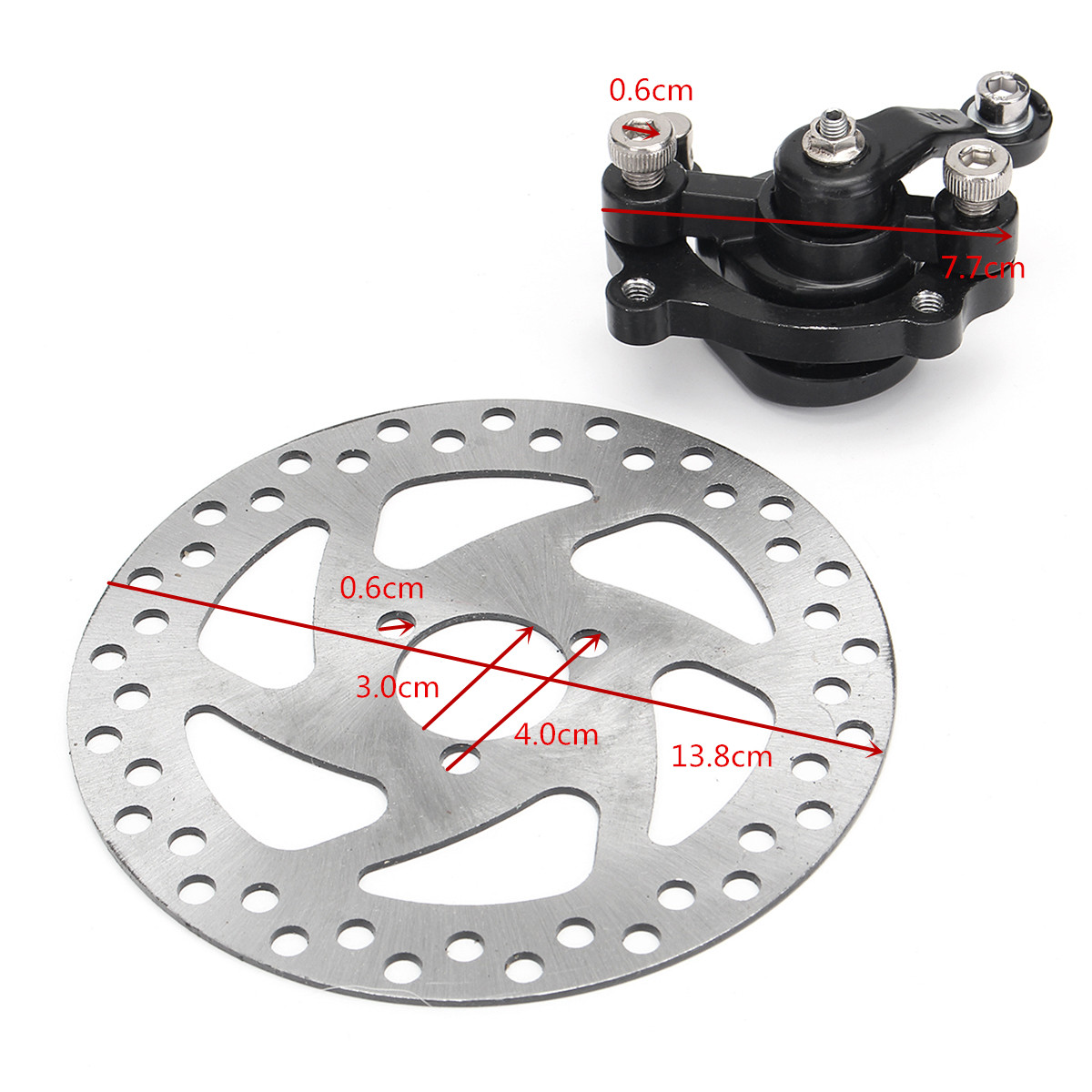 140mm-Rear-Disc-Brake-Rotors-Caliper-Kit-Gas-Mini-Dirt-Bike-ATV-Electric-Scooter-1176739