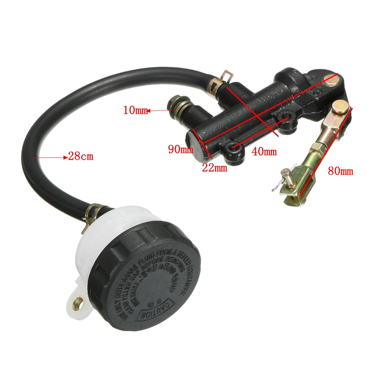 14mm-Bore-Rear-Brake-Hydraulic-Master-Cylinder-Motorcycle-Pit-Dirt-Bike-Quad-ATV-1108439