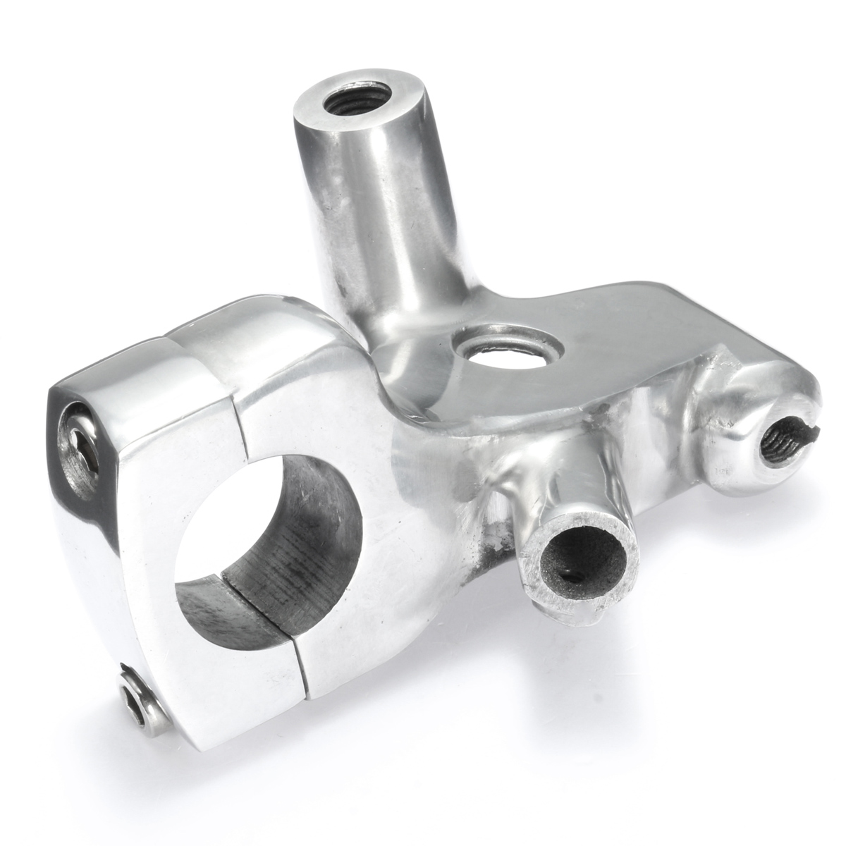 25mm-Chrome-Clutch-Lever-Holder-For-Honda-Shadow-600-VT750-1inch-1077216