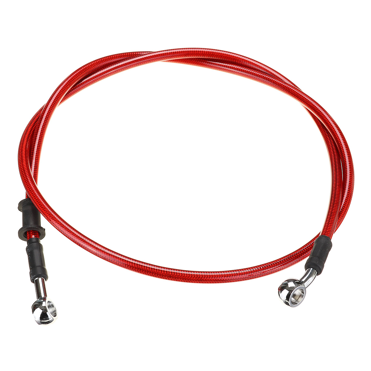 300mm-2200mm-Motorcycle-Braided-Brake-Clutch-Oil-Hose-Line-Cable-Pipe-Universal-Red-1661233