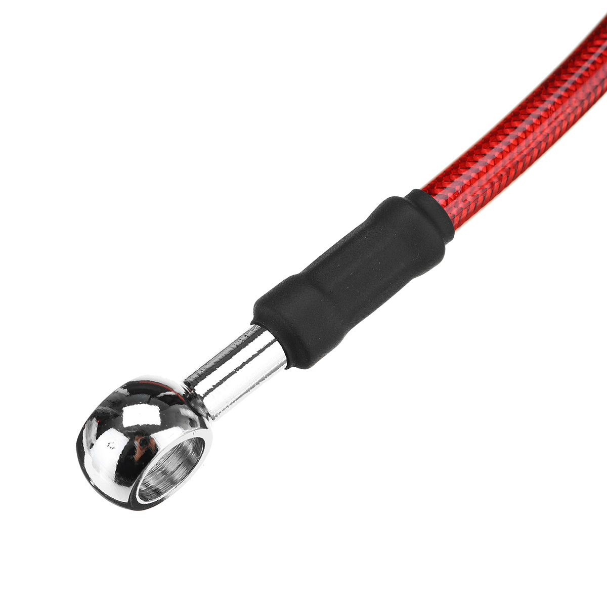 300mm-2200mm-Motorcycle-Braided-Brake-Clutch-Oil-Hose-Line-Cable-Pipe-Universal-Red-1661233