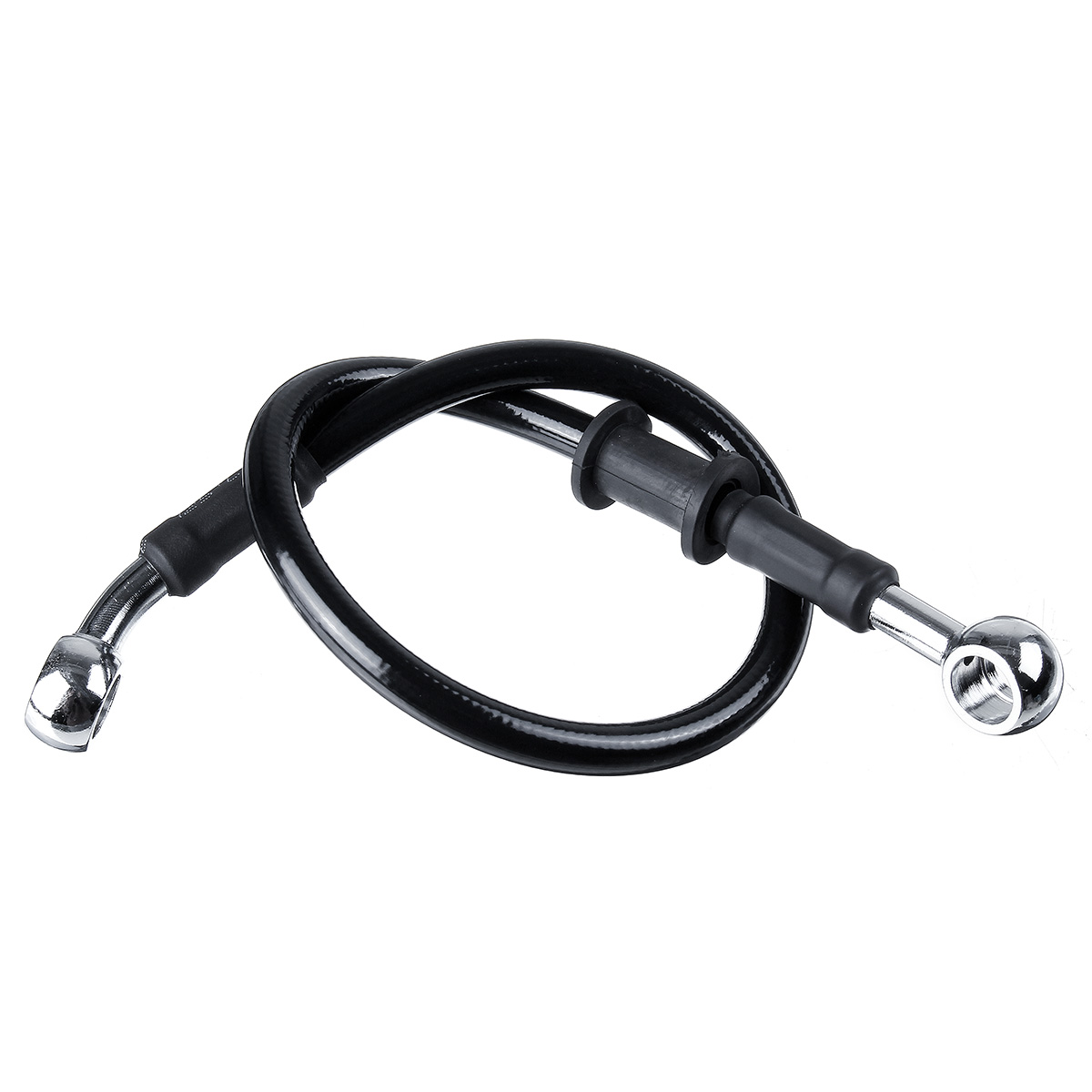 30cm-220cm-Motorcycle-Bike-Braided-Brake-Clutch-Oil-Hoses-Line-Pipe-Cable-Black-1665303