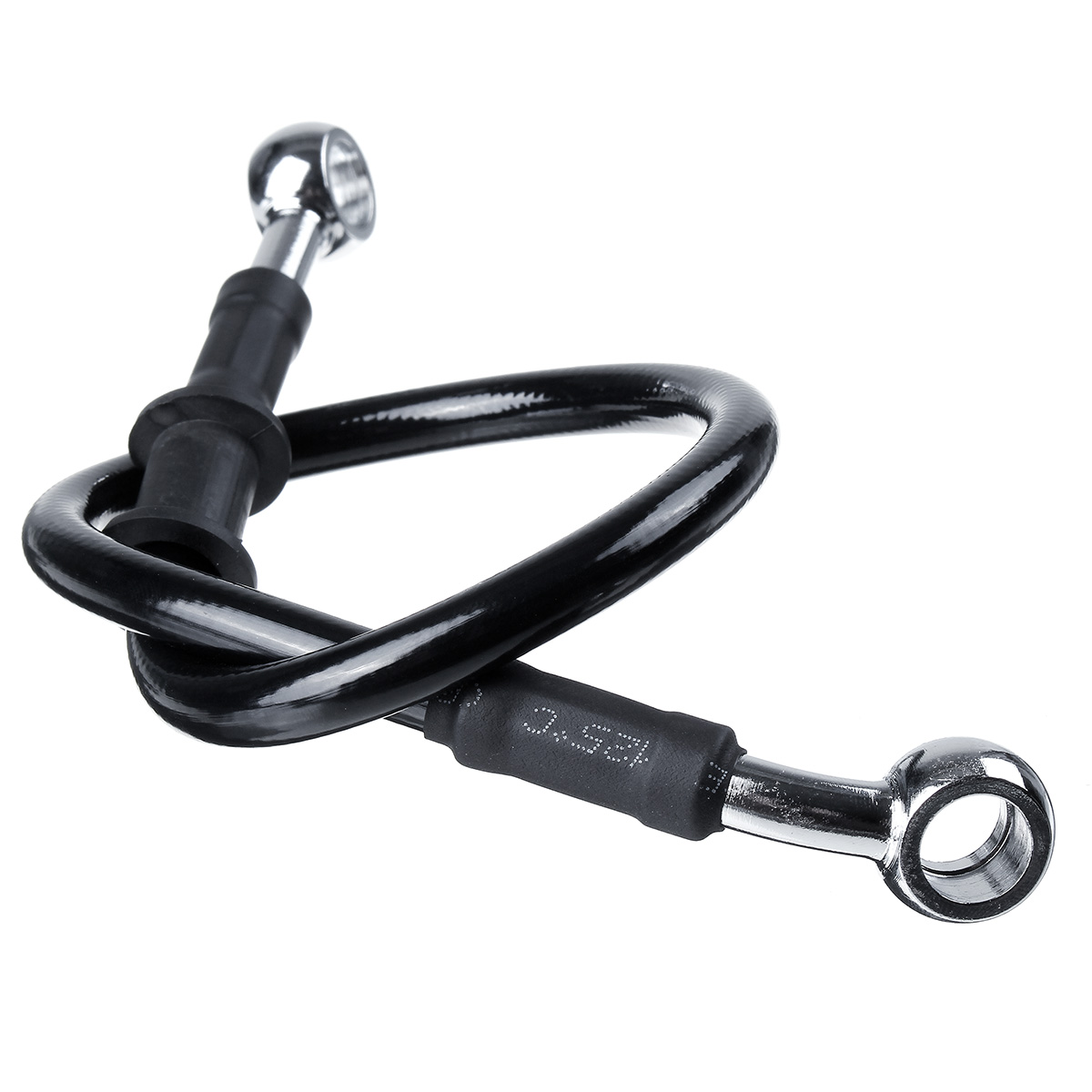 30cm-220cm-Motorcycle-Bike-Braided-Brake-Clutch-Oil-Hoses-Line-Pipe-Cable-Black-1665303