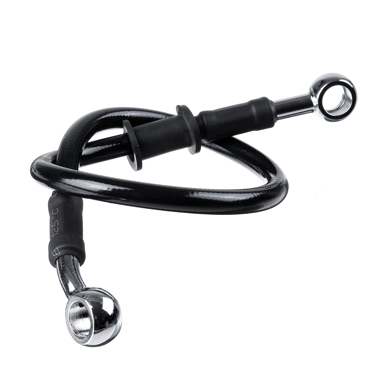 30cm-220cm-Motorcycle-Bike-Braided-Brake-Clutch-Oil-Hoses-Line-Pipe-Cable-Black-1665303