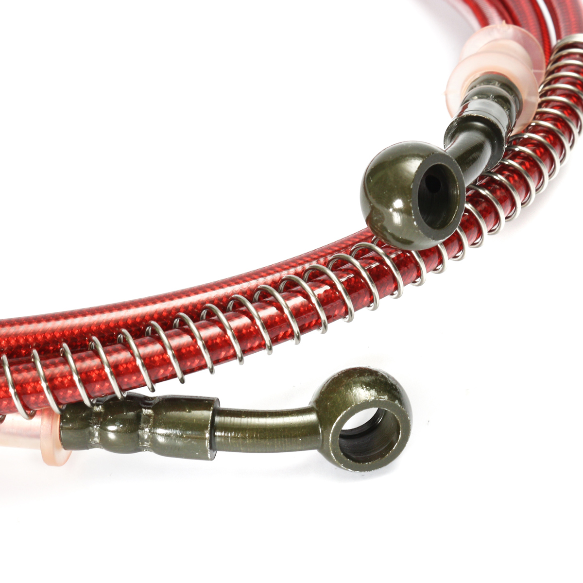 60cm---200cm-Motorcycle-Brake-Clutch-Oil-Hose-Braided-Line-Pipe-1092407