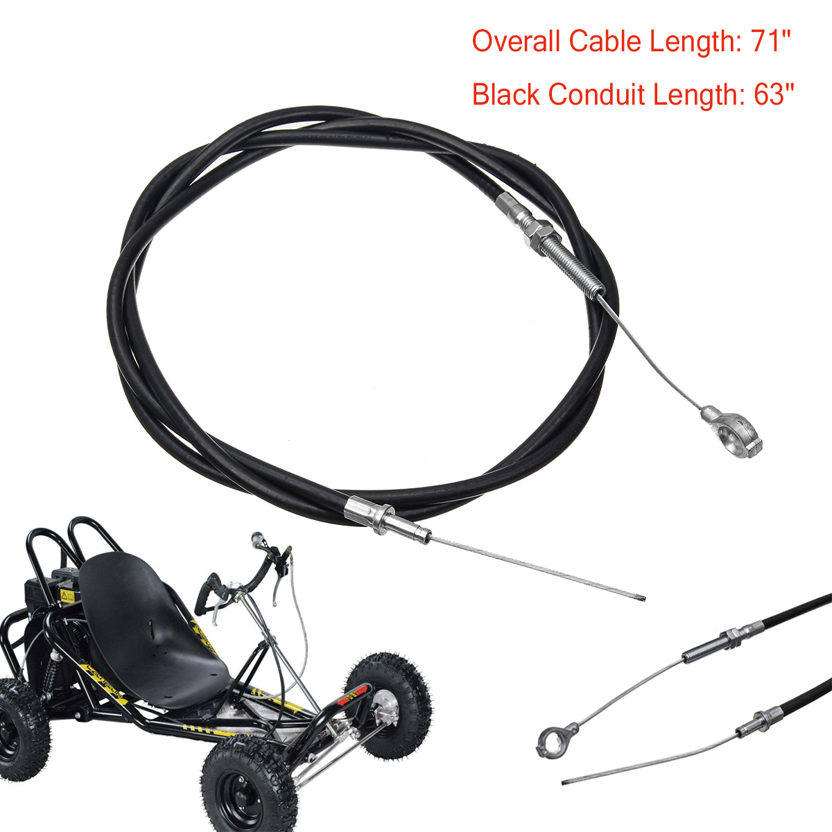 71inch-Long-Throttle-Cable-w-63inch-Inner-Wire-Casing-For-Manco-ASW-Go-Cart-Kart-1461334