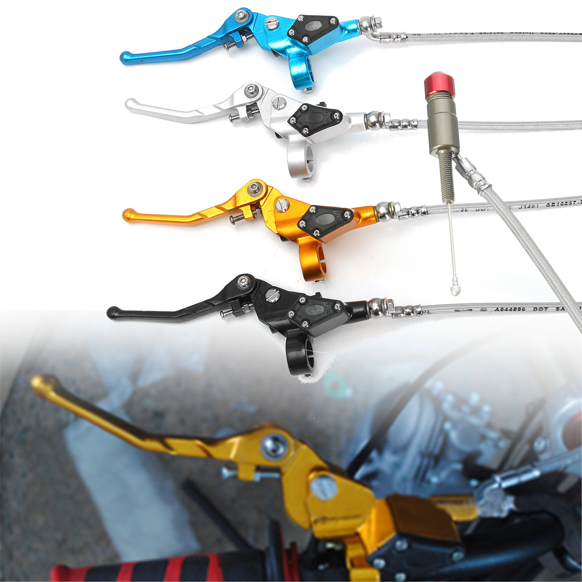 78inch-Universal-Hydraulic-Brake-Clutch-Lever-Master-Cylinder-900mm-Pit-Dirt-Bike-1126673