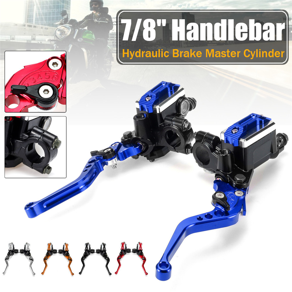 78quot-Motorcycle-Master-Cylinder-Hydraulic-Brake-Pump-Clutch-Handlebar-Lever-Reservoir-Set-1429093