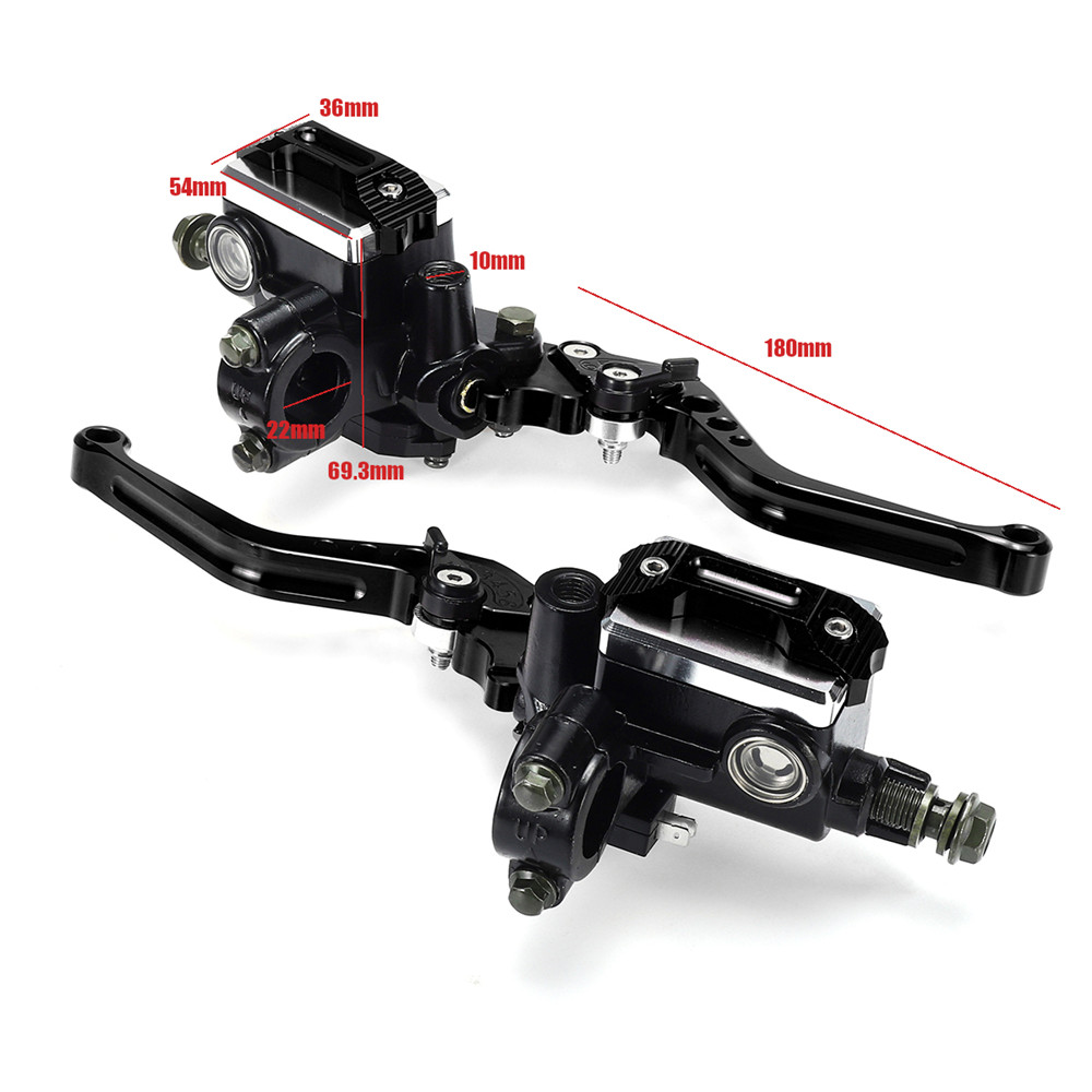 78quot-Motorcycle-Master-Cylinder-Hydraulic-Brake-Pump-Clutch-Handlebar-Lever-Reservoir-Set-1429093