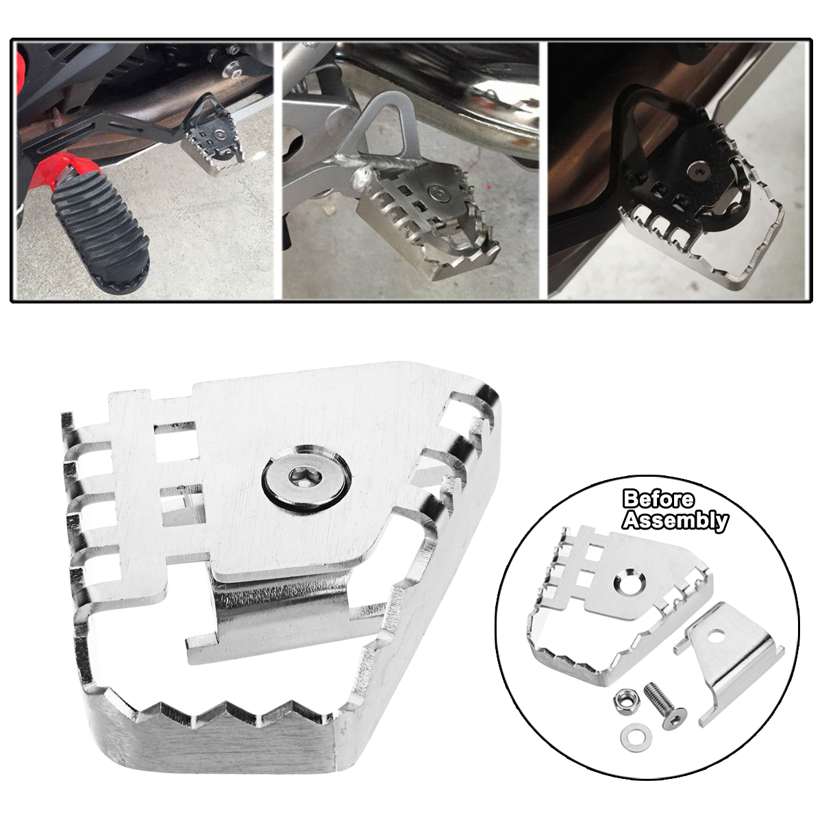 Brake-Lever-Extension-Enlarge-For-BMW-R1200GS-F800GS-F700GS-F650GS-08-16-1289843