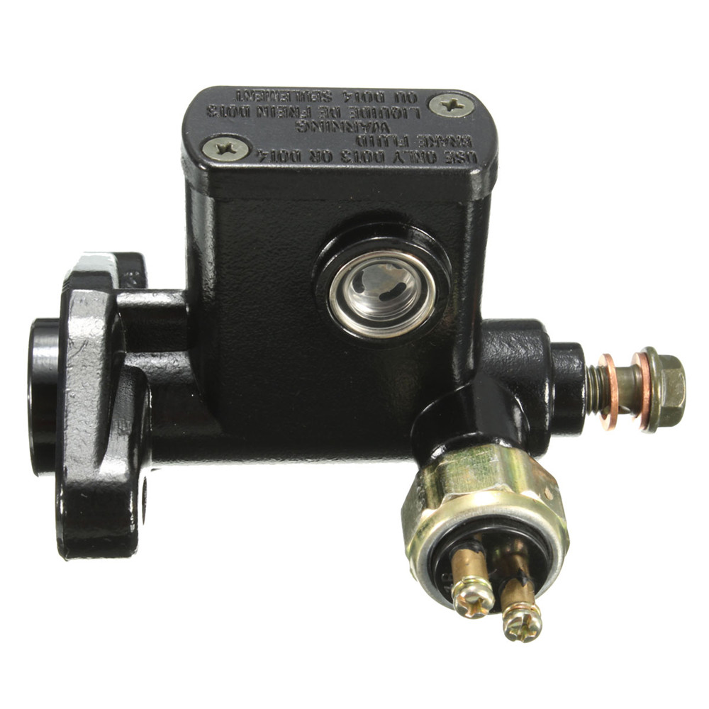 Brake-Master-Cylinder-Black-Metal-For-Go-Kart-Part-ATV-Quad-90-110-125cc-1385598