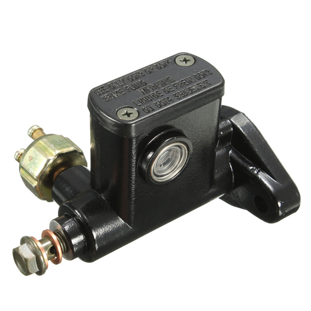 Brake-Master-Cylinder-Black-Metal-For-Go-Kart-Part-ATV-Quad-90-110-125cc-1385598