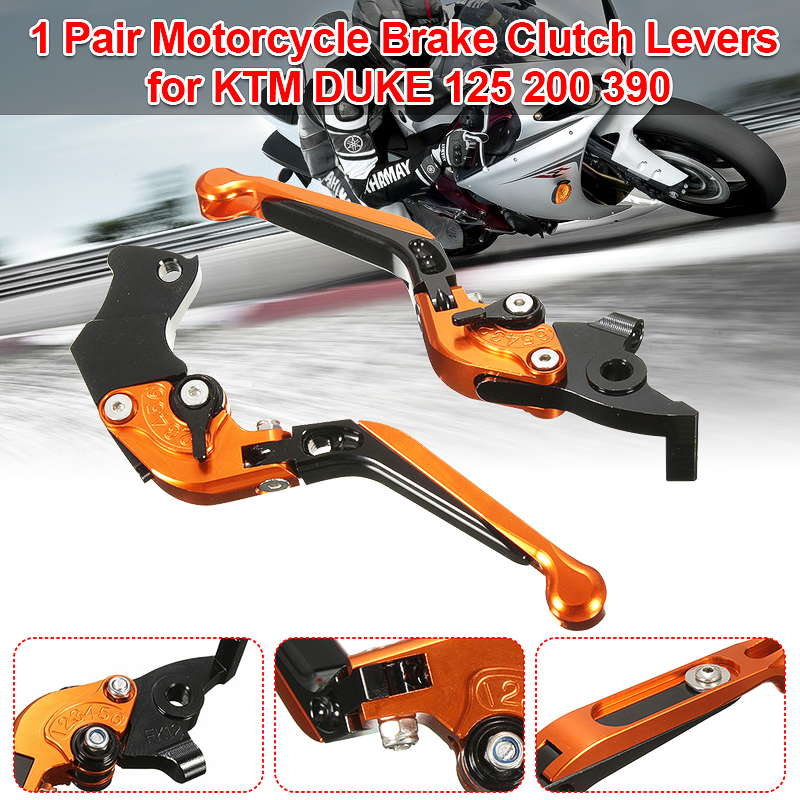 CNC-Adjustable-Brake-Clutch-Levers-For-KTM-DUKE-125-DUKE-200-DUKE-390-1070082