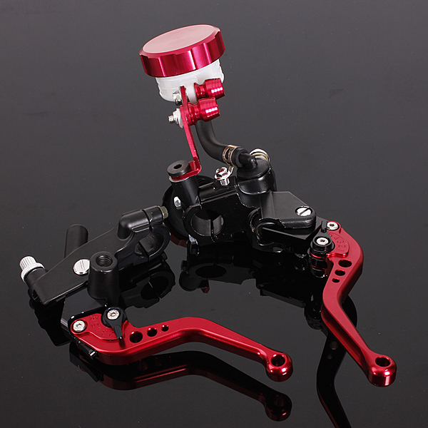 CNC-Red-Universal-Motorcycle-Brake-Clutch-Lever-Master-Cylinder-934807