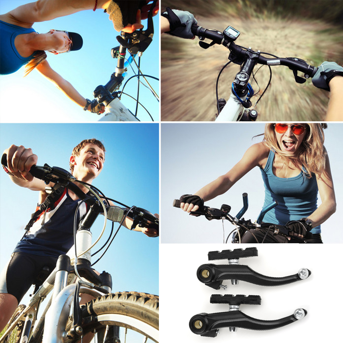 Complete-Bicycle-V-Brake-Calipers-Cables-Levers-Set-Fittings-MTB-ATB-Hybrid-Bike-1735886