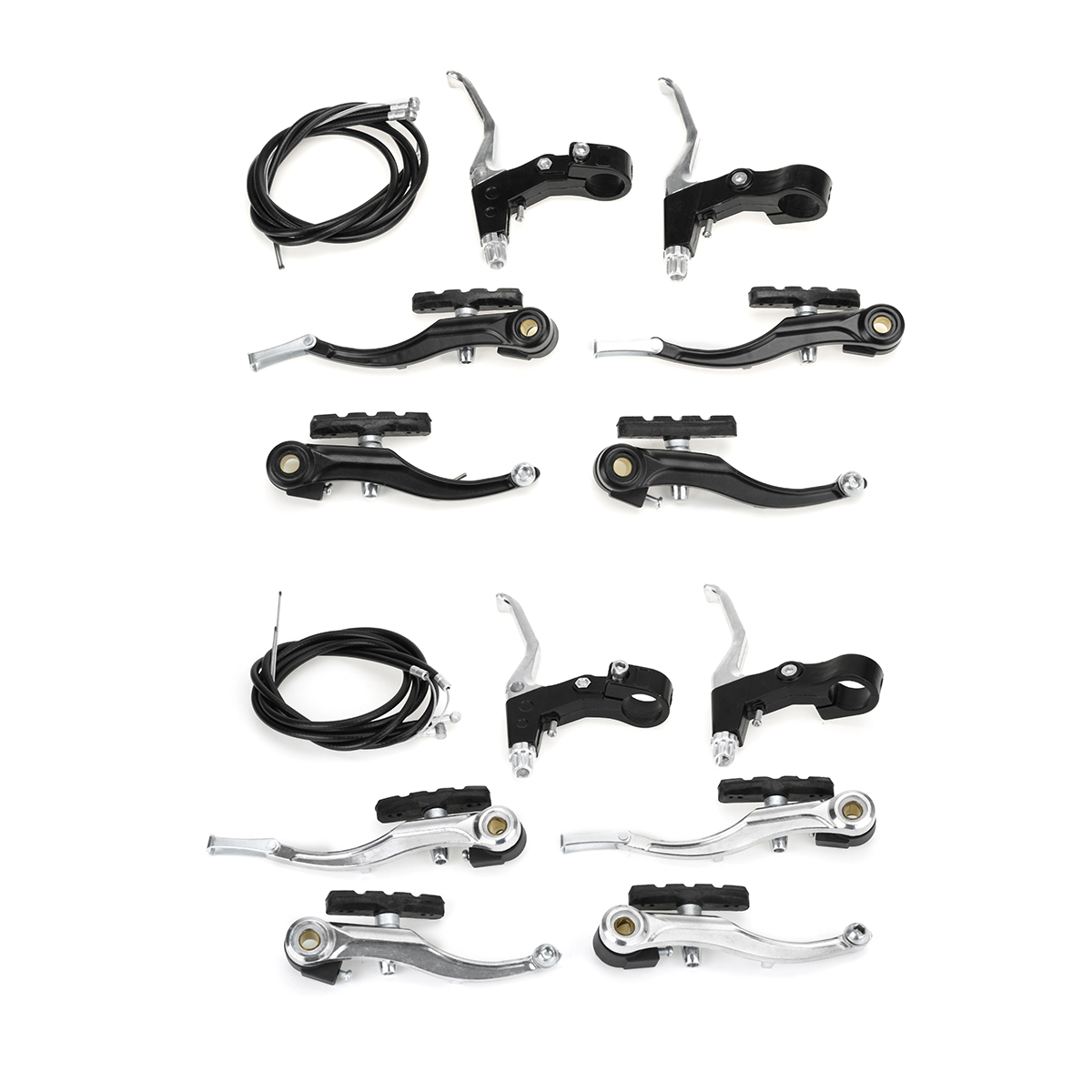 Complete-Bicycle-V-Brake-Calipers-Cables-Levers-Set-Fittings-MTB-ATB-Hybrid-Bike-1735886