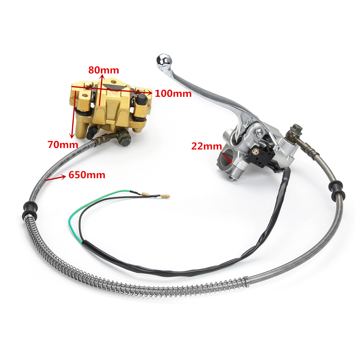 Front-Disc-Brake-Caliper-Adaptor-Hydraulic-System-For-Honda-Monkey-z50-bike-z50R-1288271