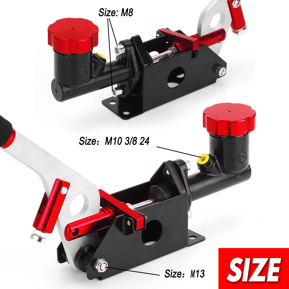 Hydraulic-Drift-Handbrake-E-Brake-Racing-Hand-Brake-Lever-with-Oil-Tank-Adjustable-1530276