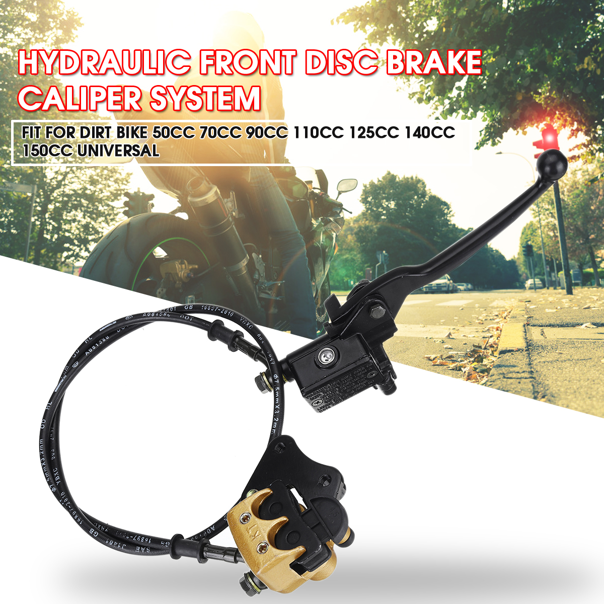 Hydraulic-Front-Disc-Brake-Caliper-System-Fit-for-Dirt-Bike-50cc-70cc-150cc-1633402