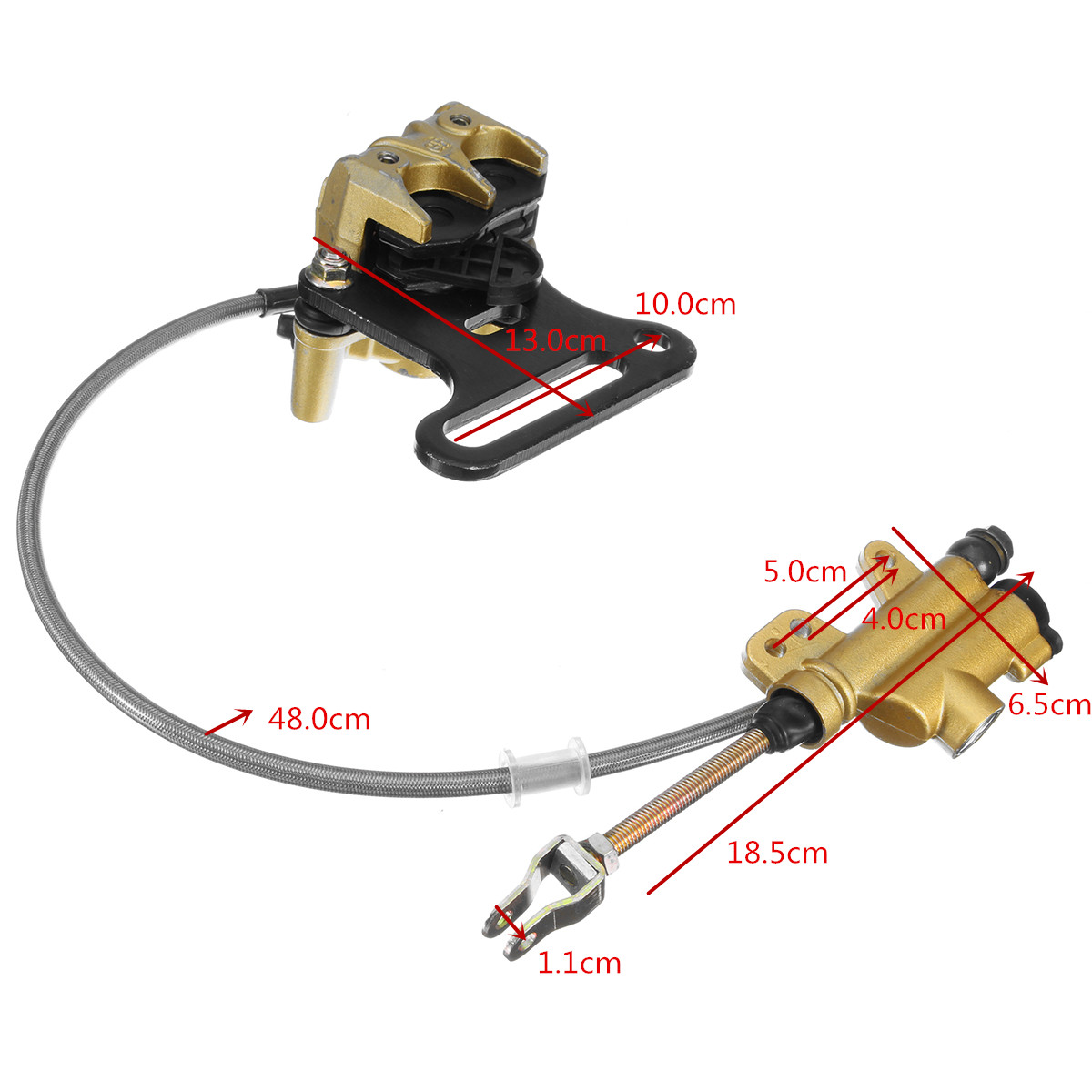 Hydraulic-Rear-Disc-Brake-Caliper-System--Pad-110-125cc-140cc-PIT-PRO-Dirt-Bike-1200209