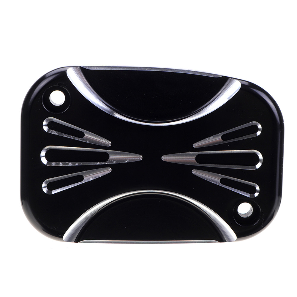 LEFT-Motorcycle-Brake-Master-Cylinder-Cover-For-Harley-Touring-Street-Glide-14-16-ShallowCut-1401457