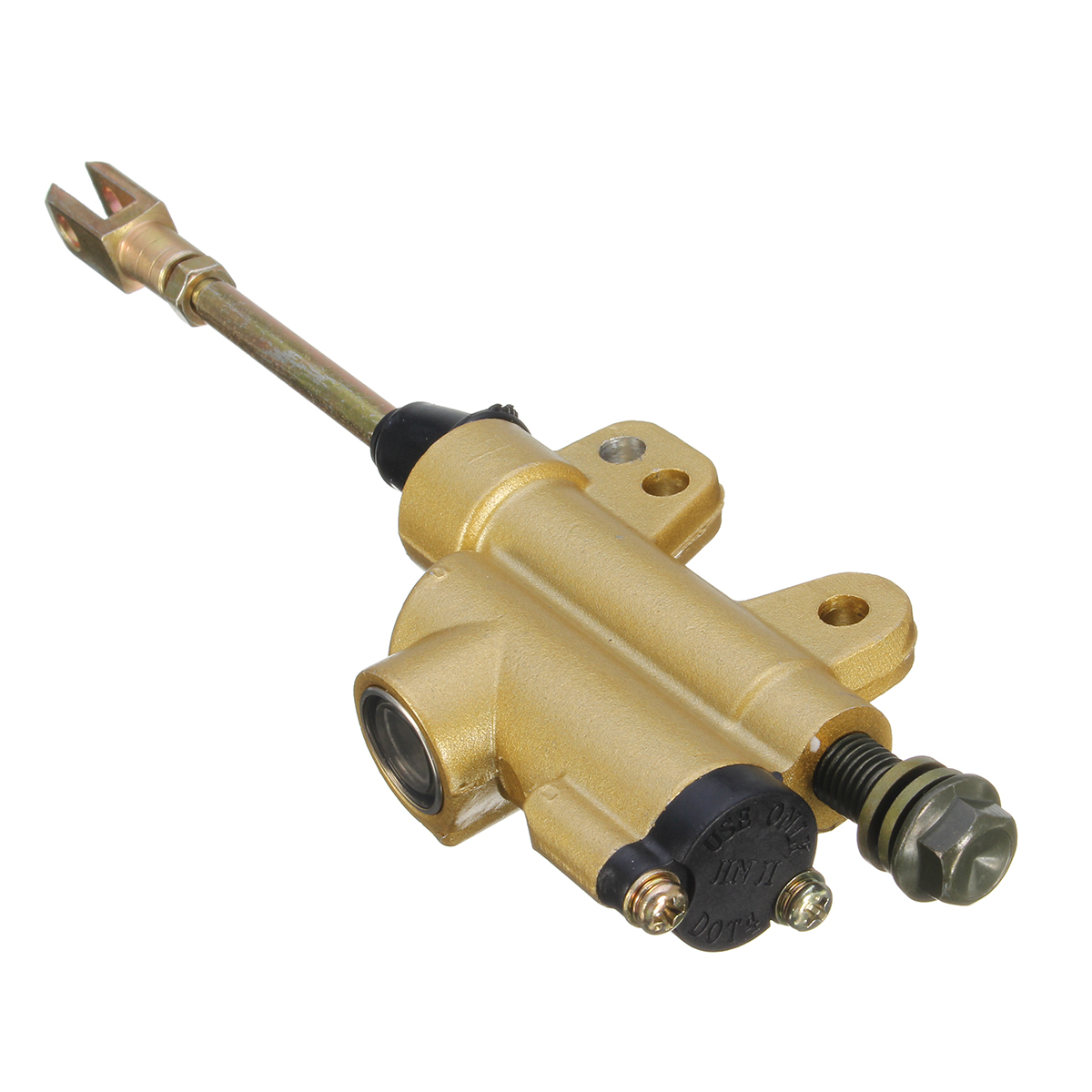 Motorcycle-Bike-Rear-Brake-Master-Cylinder-Internal-Oil-Pot-Golden-926922