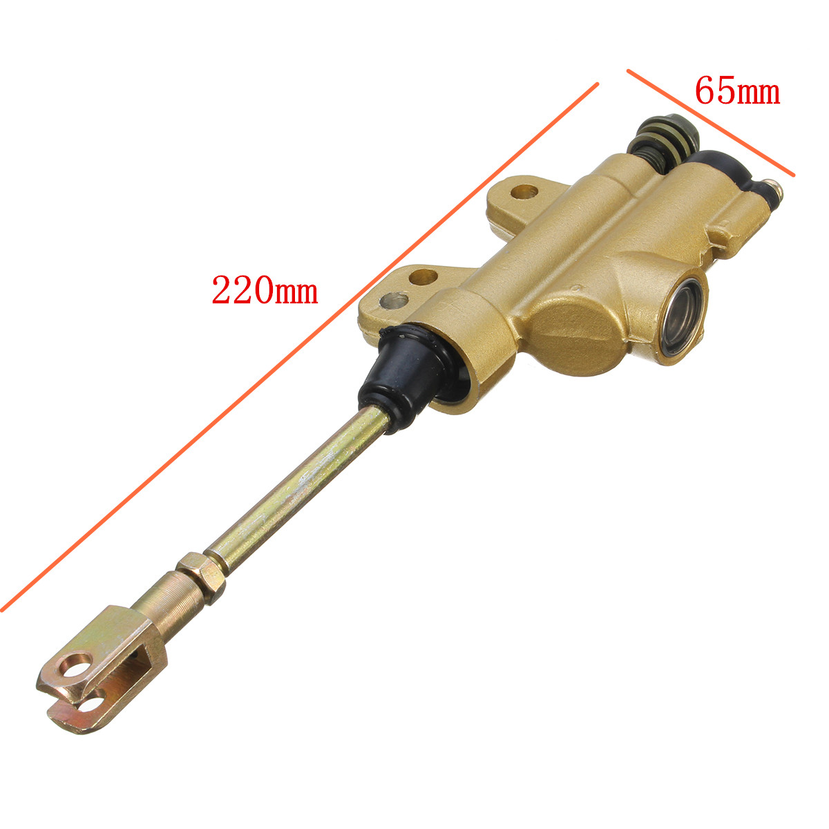 Motorcycle-Bike-Rear-Brake-Master-Cylinder-Internal-Oil-Pot-Golden-926922