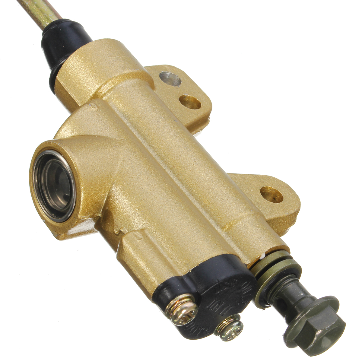 Motorcycle-Bike-Rear-Brake-Master-Cylinder-Internal-Oil-Pot-Golden-926922