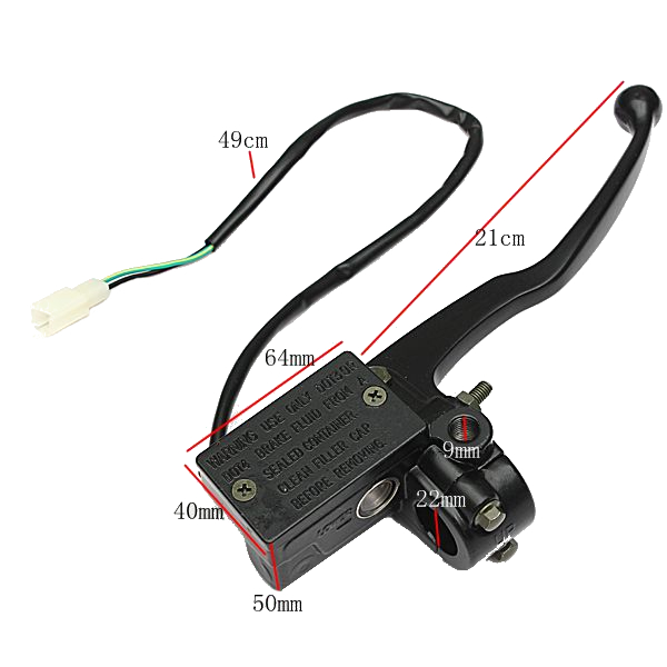 Motorcycle-Brake-Master-Cylinder-Reservoir-Clutch-Lever-For-Yamaha-936618