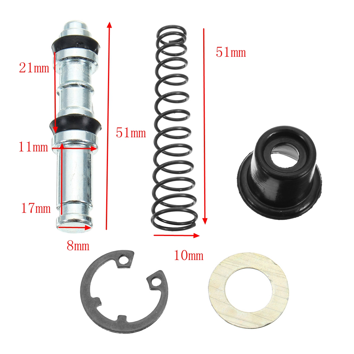 Motorcycle-Clutch-Brake-Pump-11mm-Piston-Plunger-Repair-Kits-Master-Cylinder-SBXLB-005-1249841
